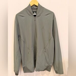 Jordan Dri-FIT Full‎ Zip Jacket Men’s XXL Gray Athletic Track Bomber